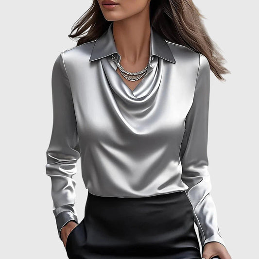 Noa™ | Bluse med luksusglans null